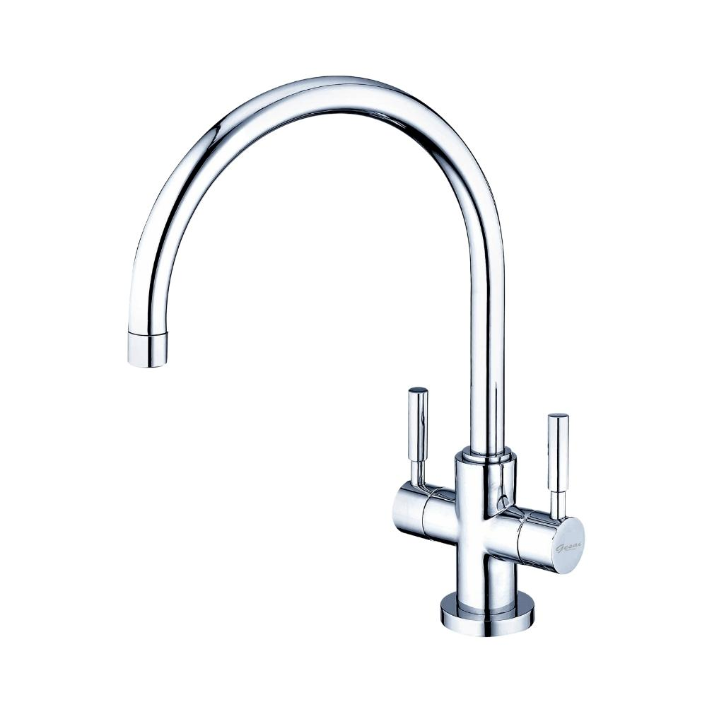 GESAI格賽 MLFKD-015 檯面單槍水龍頭，專為現代廚房設計，提供單槍靈活操作與高效水流。採用優質材質，耐用抗鏽，正常使用下享有10年保固服務。本公司承諾非人為損壞免費維修，一年內耗材（如陶瓷芯、噴頭）更換免費。保固不含天災或操作不當損壞，購買後請出示保固卡與發票生效。選購格賽，享受安心使用與專業售後！