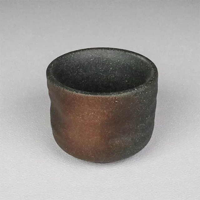 【福介商店】日本陶瓷 美濃燒 備前吹 清酒器組 1壺2杯 日本酒器 酒壺 豬口 酒杯 清酒