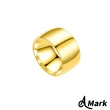 【A MARK】鈦鋼戒指 寬版戒指 情人節禮物 情侶戒指/個性12MM寬版光面316L鈦鋼戒指(3色任選)