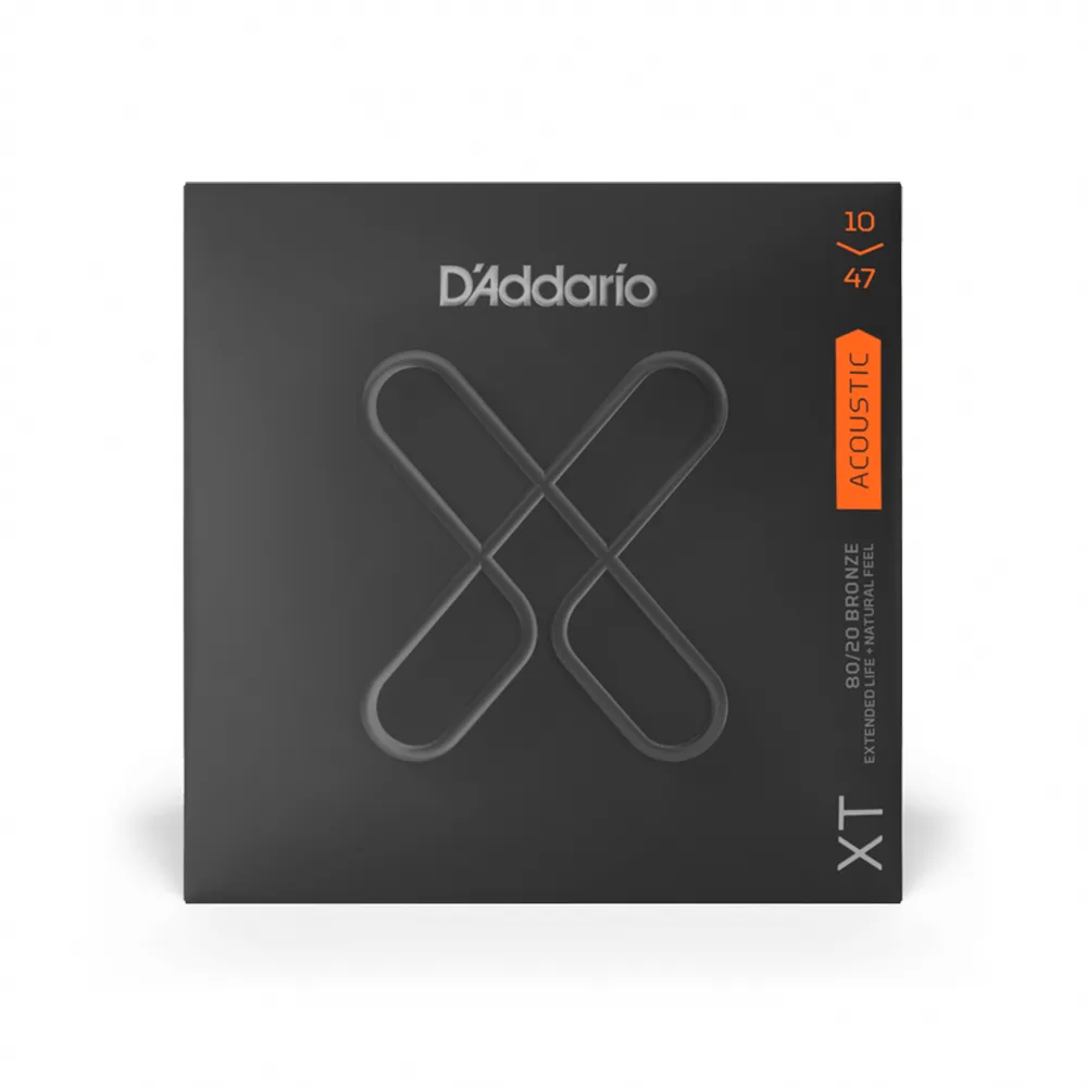 【D’Addario】XTABR 10-47 黃銅 民謠吉他弦(原廠公司貨 商品保固有保障)