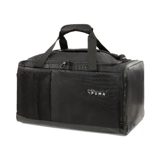 【PUMA】手提包 Training Duffle Bag 置鞋隔層 健身 重訓 防潑水軟墊 行李袋 黑 白(078853-01)