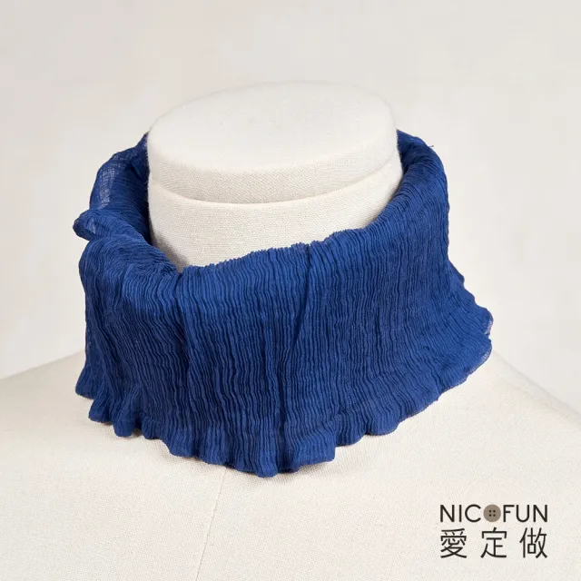 NicoFun 愛定做】100%Silk真絲百搭圍脖(100%桑蠶絲四季領巾圍巾