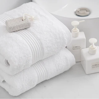 【HKIL-巾專家】MIT歐風極緻厚感重磅飯店白色浴巾-8入組