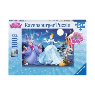 【德國Ravensburger】維寶拼圖 迪士尼灰姑娘 閃亮版 100片