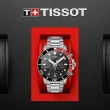 【TISSOT 天梭 官方授權】SEASTAR1000海星系列 300m 潛水計時腕錶 禮物推薦 畢業禮物(T1204171105101)