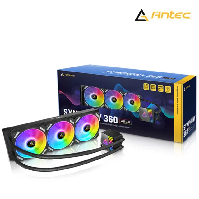 【Antec】安鈦克 Symphony 360 ARGB一體式水冷散熱器