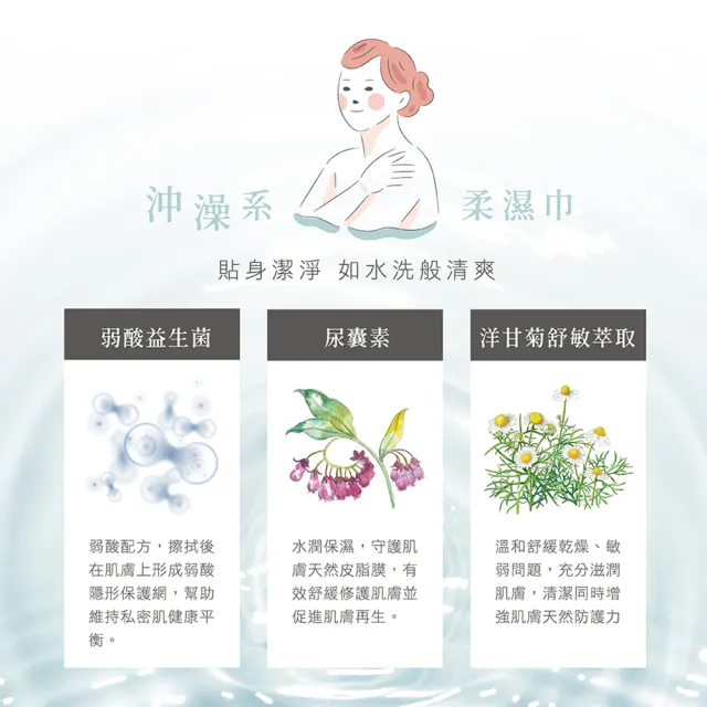 【Naturero 植淨林】銀離子Ag+私密抗菌柔濕巾 5入組(20抽x5/私密去味/隨身抗菌/可沖馬桶)