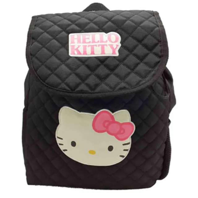 【TDL】雙11 HELLO KITTY凱蒂貓格紋束口後背包包 413606/413607