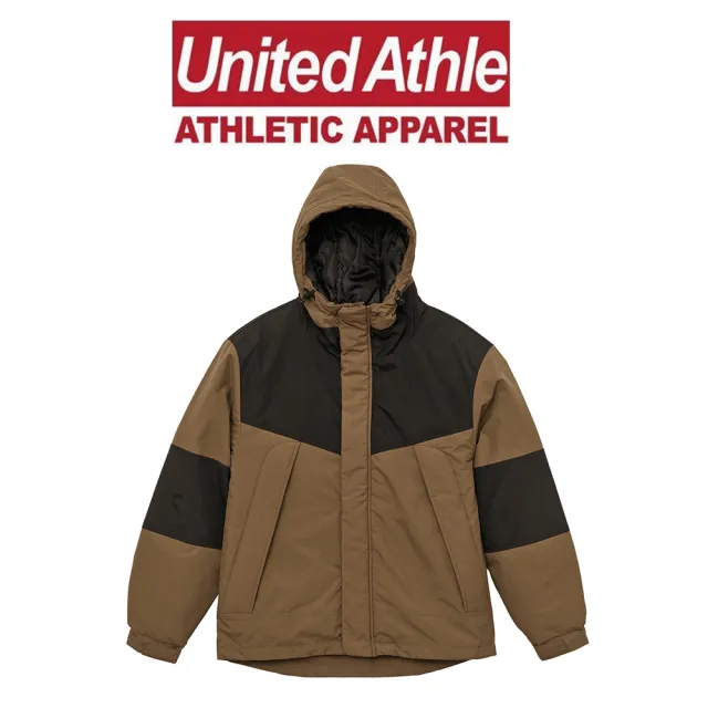 【United Athle】防寒加厚鋪棉outdoor拼接外套 防撥水大衣(UA機能夾克)