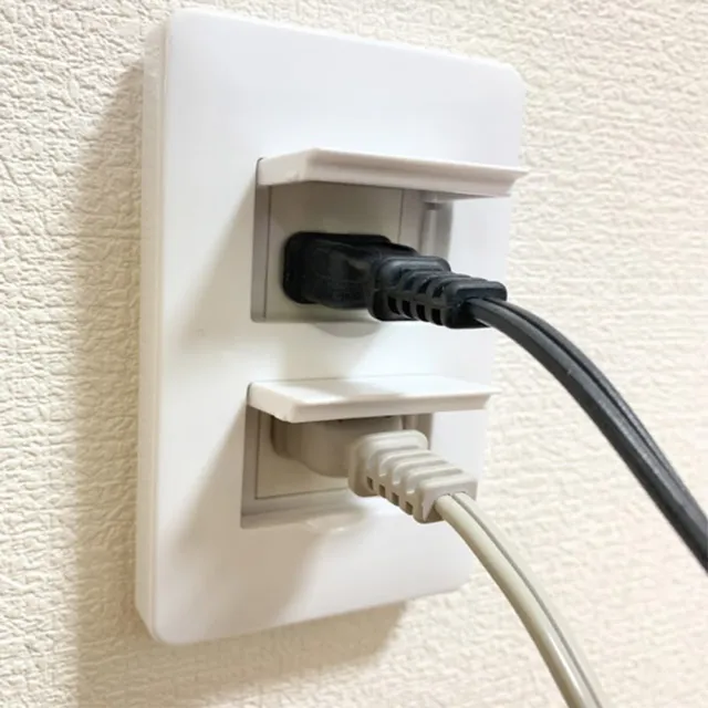 電線插座保護蓋 插座蓋 可掀式 電源插座蓋(安全保護蓋 密封電源插座2入)
