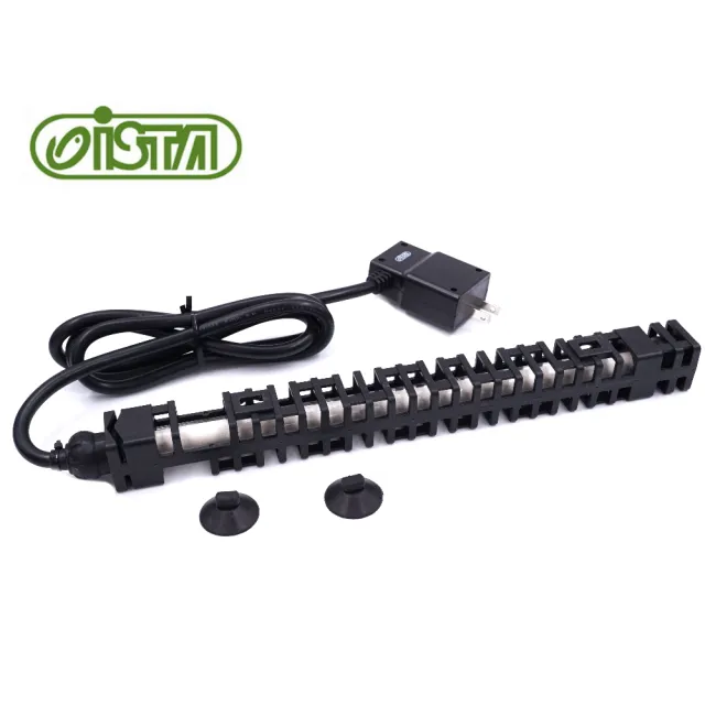 【ISTA 伊士達】三段式定溫加溫器500W 新版25℃ 28℃ 33℃三種溫度設定離水斷電防爆石英管(雙控溫晶片)