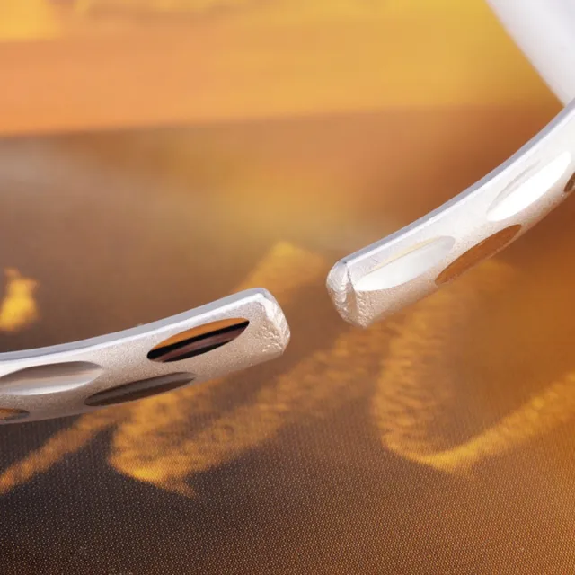 ③純銀　銀盃　48g 925純銀]MARIGOLD幻彩星河碎銀手鍊【KMD488】-銀