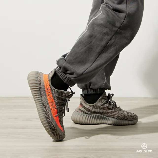【adidas 愛迪達】Yeezy Boost 350 V2 Beluga Reflective 男鞋 女鞋 灰色 橘色 椰子 休閒鞋 GW1229