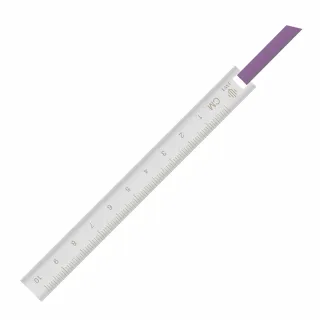 【IWI】Ruler & Bookmark 迷你皮繩書籤尺-淺紫-RA010-6SS