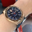 【Ferrari 法拉利】FERRARI法拉利男錶型號FE00038(黑色錶面玫瑰金錶殼深黑色矽膠錶帶款)