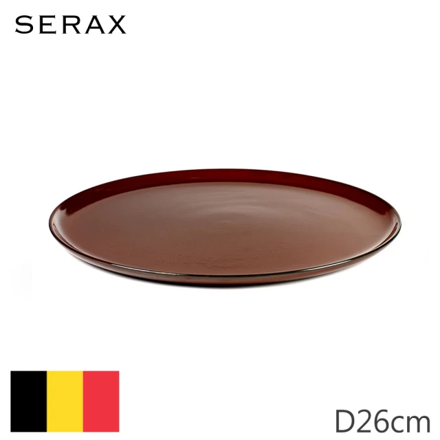 【SERAX】ALG/圓盤/D26cm/鏽紅(比利時米其林餐瓷家飾)