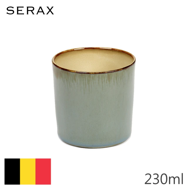 SERAX ALG/圓筒高杯/煙燻藍(比利時米其林餐瓷家飾)