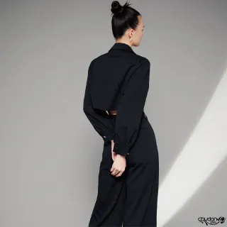 【Chudan 初丹】高腰打褶九分寬褲