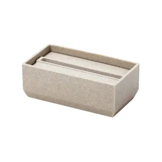 【日本ideaco】下降式沉蓋砂岩面紙盒(下壓式 抽取 衛生紙 擦手紙)