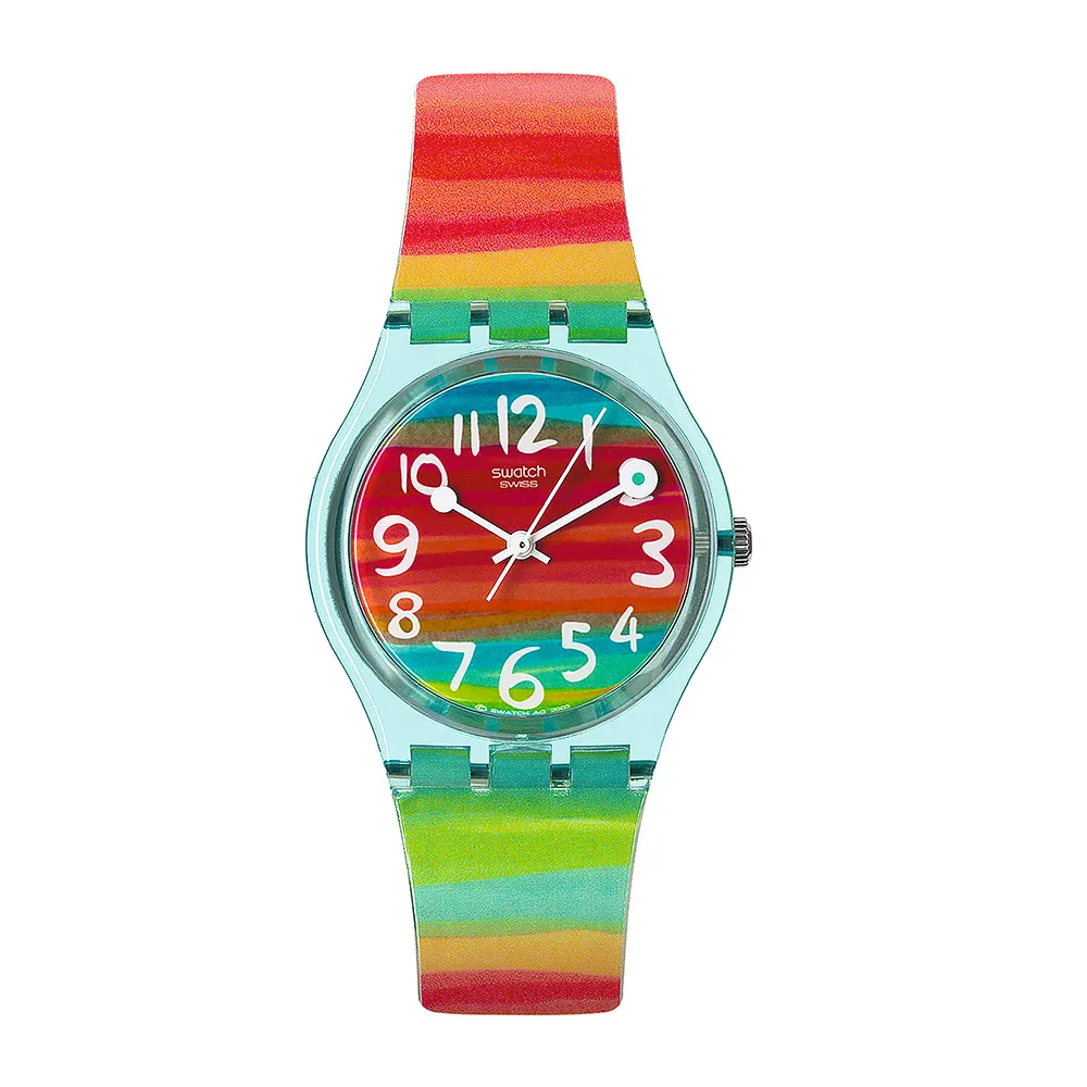 【SWATCH】Gent 原創系列手錶COLOR THE SKY 瑞士錶 錶(34mm)