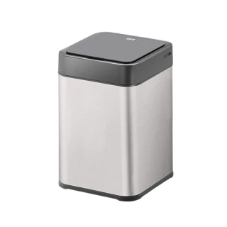 【EKO】逸趣 感應環境桶垃圾桶10L 灰鋼(HG1657)
