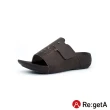 【RegettaCanoe】Re:getA  Regetta涼鞋 室內鞋 拖鞋R-69(Dark Brown-深棕)