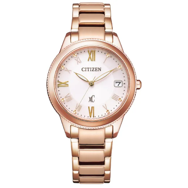 【CITIZEN 星辰】xC清晨三點半耀眼微光藍寶石鋼帶錶32mm(EO1234-51A/EO1232-56W)