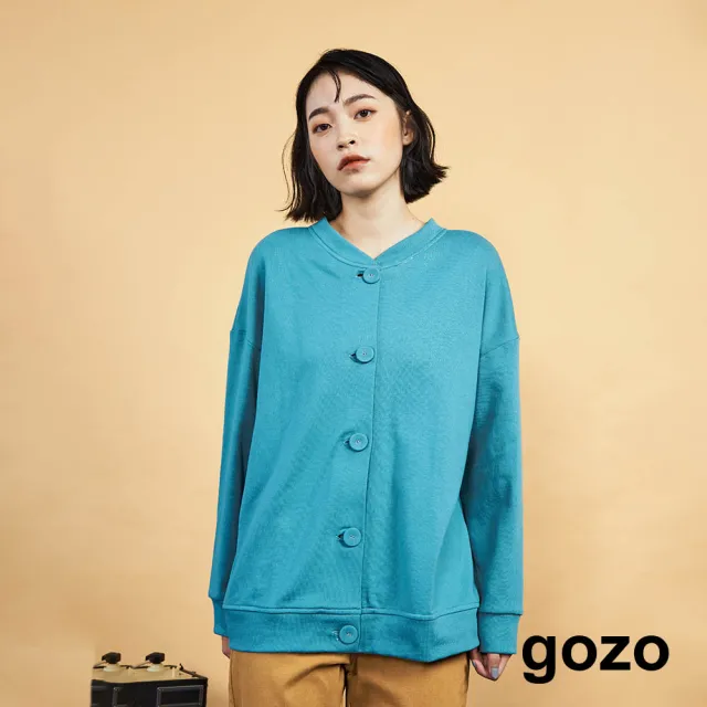 【gozo】民俗風親膚長袖上衣(兩色)