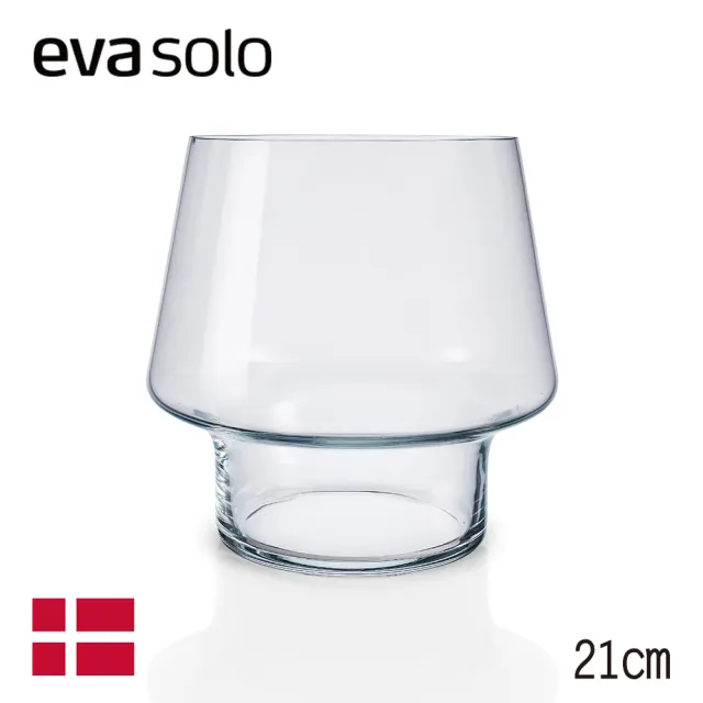 【IUSE】丹麥 Eva Solo 玻璃花瓶-21cm(花瓶)