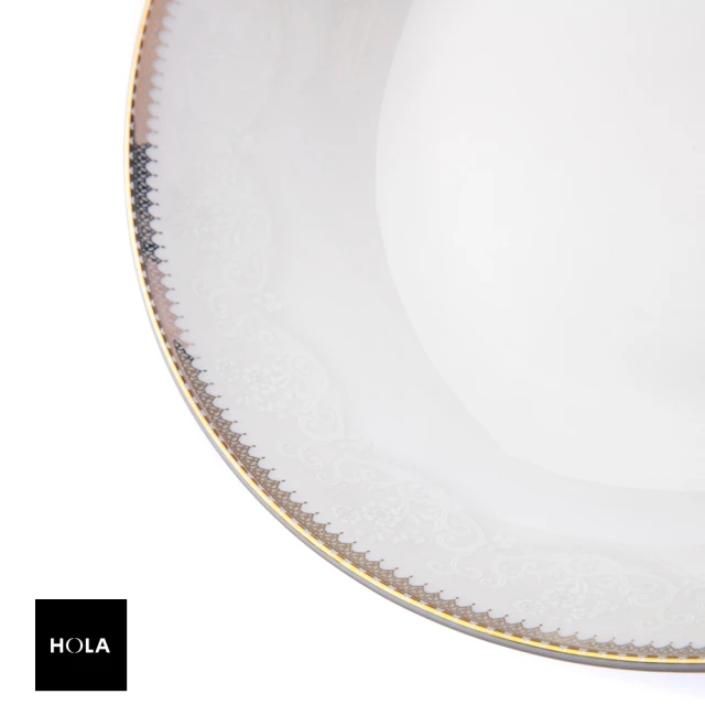 【HOLA】貝蕾骨瓷湯盤21.5cm