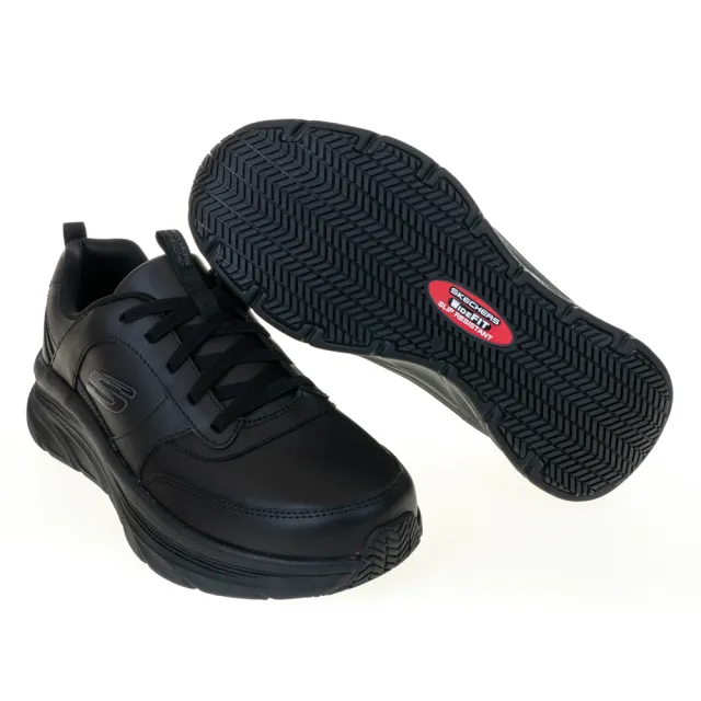【SKECHERS】男鞋工作鞋系列 D LUX WALKER SR 寬楦款(200102WBLK)