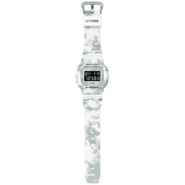 【CASIO 卡西歐】G-SHOCK 冬季森林 雪地迷彩手錶 送禮 禮物 推薦(DW-5600GC-7)