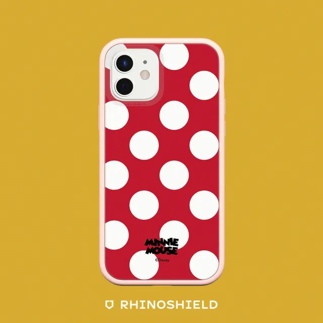【RHINOSHIELD 犀牛盾】iPhone 12 mini/12 Pro/Max Mod NX邊框背蓋手機殼/米奇系列-米妮衣服(迪士尼)