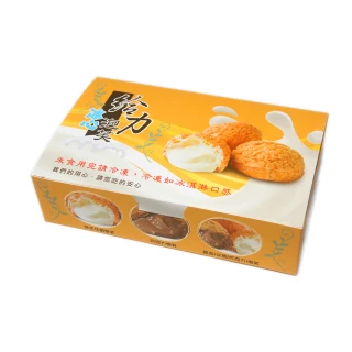 【給力食品】法式冰心泡芙2盒  法式牛奶/香濃巧克力(酥香外皮 香濃熬煮卡士達)