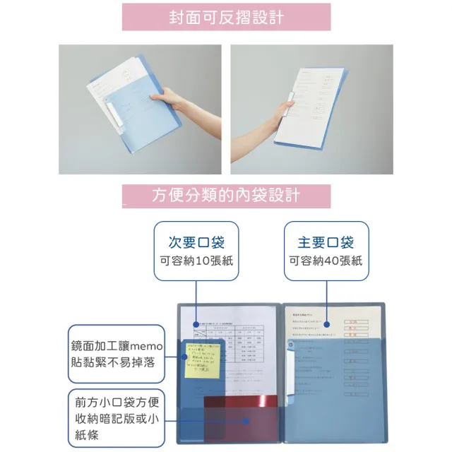 【KOKUYO】Campus反摺式便利文件夾A4(薑黃)