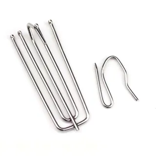 【HaRU】20入不鏽鋼窗簾掛勾 四爪掛勾 S型掛勾(窗簾配件)