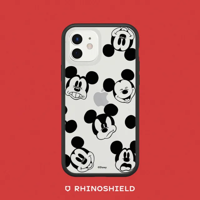 【RHINOSHIELD 犀牛盾】iPhone 11/11 Pro/Max Mod NX邊框背蓋手機殼/米奇系列-米奇的有趣表情(迪士尼)
