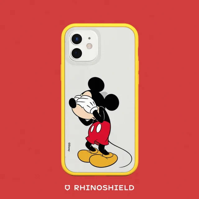 【RHINOSHIELD 犀牛盾】iPhone 12 mini/12 Pro/Max Mod NX邊框背蓋手機殼/米奇系列-遮眼米奇(迪士尼)