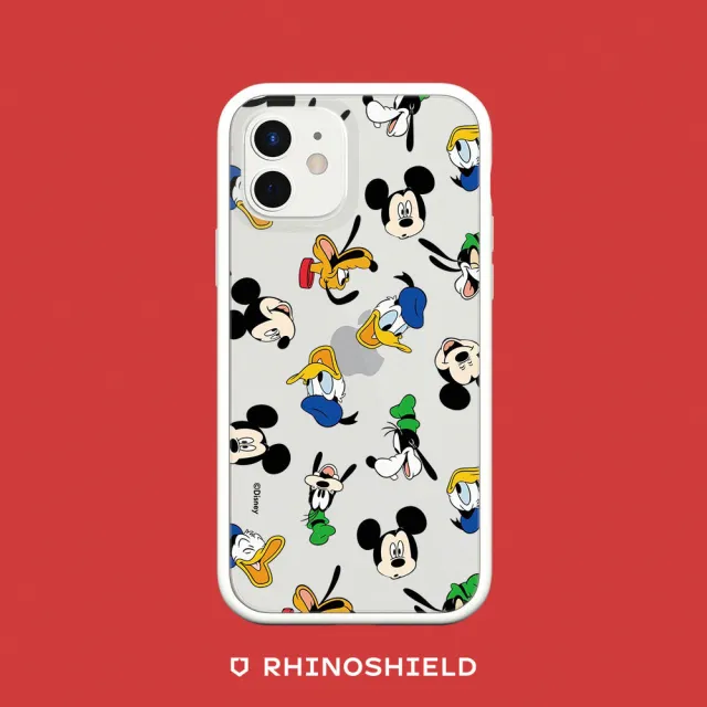 【RHINOSHIELD 犀牛盾】iPhone 12 mini/12 Pro/Max Mod NX邊框背蓋手機殼/米奇系列-米奇與他的朋友(迪士尼)