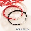 【Porabella】925純銀開運紅繩手鍊 幸運好運轉運多顏色手繩 小眾設計款過年開運飾品 吊墜 Bracelet
