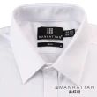 【Manhattan 美好挺】彈力針織商務襯衫-白(Slim修身版)