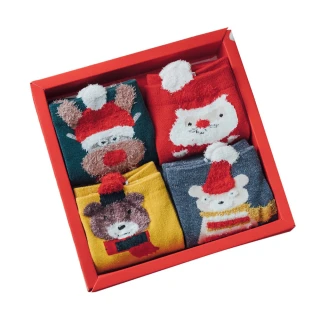 【CS22】聖誕節交換禮物中筒襪8雙組禮盒(聖誕襪)