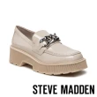 【STEVE MADDEN】MEADOW 金飾扣厚底樂福鞋(米杏色)