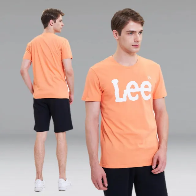 【Lee 官方旗艦】男裝 短袖T恤 / 經典大LOGO 共2色 標準版型(LL2002798UR)
