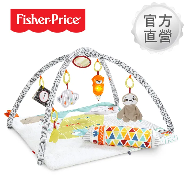 【Fisher price 費雪】感官訓練可愛動物健身器/建力架