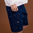 【JOHN HENRY】Summer小圖刺繡趣味短褲-牛仔藍