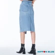 【BLUE WAY】立體繡花開牛仔半身裙-女款-日本藍