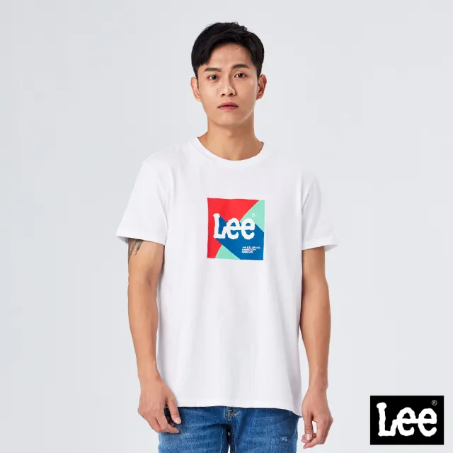 【Lee】出清品-男裝 短袖T恤 / Lofi設計 清新白 標準版型(LL210124K14)