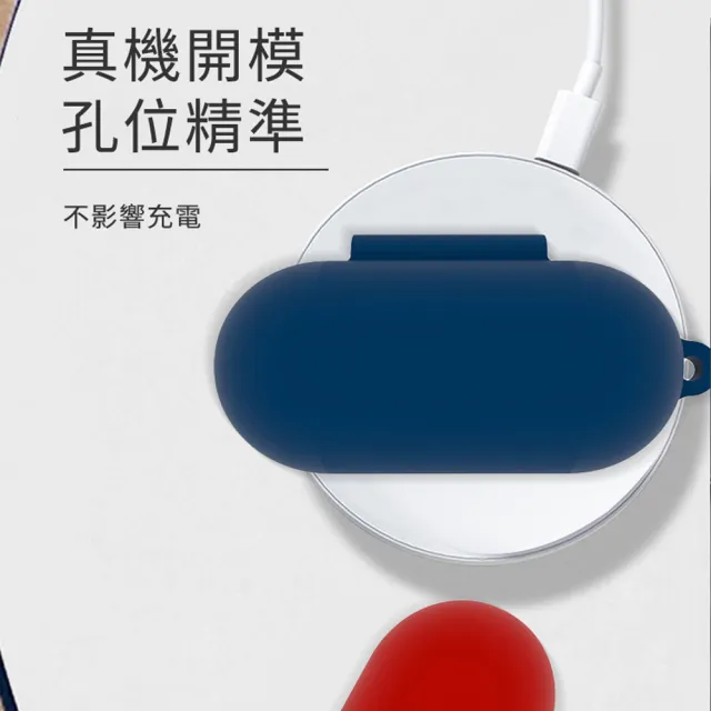 【Timo】SONY WF-C500 藍牙耳機專用矽膠保護套(附掛勾)