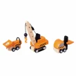 【Plantoys】道路/營造/建築工程小車隊(木質木頭玩具 玩具車)